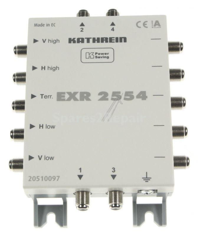 Kathrein Multi Switch - Exr 2554 Multischalter Durchgang 5 Auf 4 5-862 U. 4 X 950-2150 Mhz