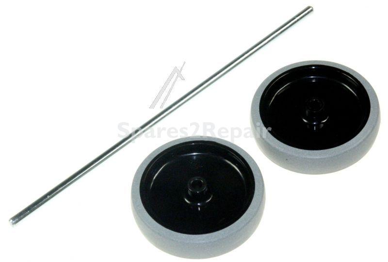 Nilfisk Roller - 140 8446 500 Rear Wheel Set (2 Pieces)