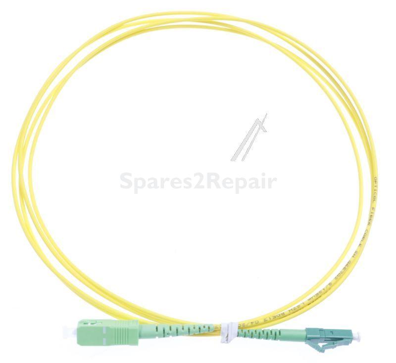 Logilink Optical Plug/optical Plug - Fibre Simplex Patch Cord, Os2 Sm G.657.a2, Sc-apc To Lc-apc, 2 M