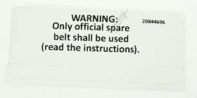 Poly v belt - 1054179 Poly-v Belt 5pj1270 [Amica]