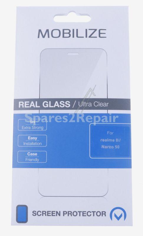 Mobilize Display Protective Plastic Film - 55903 Mobilize Glass Screen Protector Realme 8i