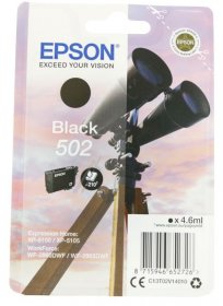 Epson Cartridge - 502 C13t02v14010 Tintenpatrone Schwarz 4 6ml