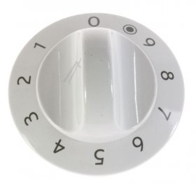 Button - 1250256977000 Operating Handle White Regulat [Electrolux Aeg]