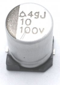 Samsung Smd Electrolytic - 2402-001408 Capacitor Smd 10µf 20% 100v Tp 8x10