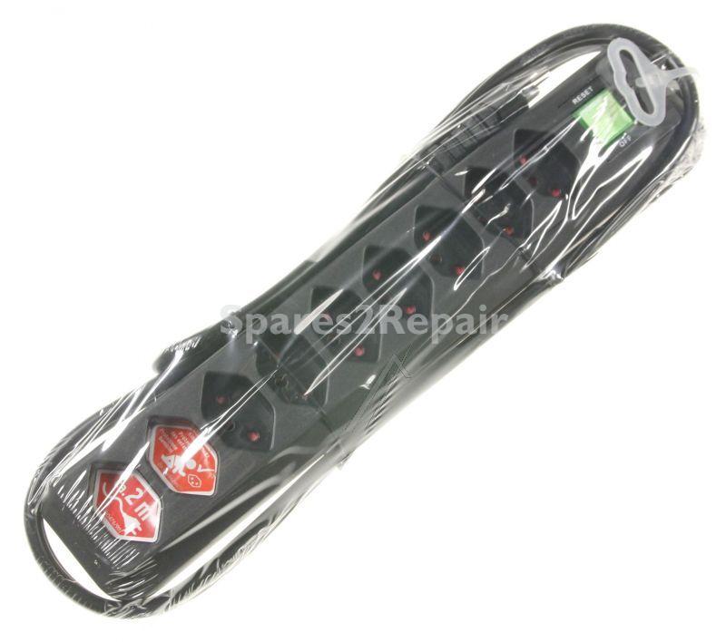 Brennenstuhl 9 Way Socket Outlet Switch - Eco-line Steckdosenleiste Mit Schalter 9-fach Schwarz 2m *ch*