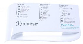 Washing Machine And Tumble Dryer Door Handles - C00728901 488000728901 Handle Draw inx-rapid-nel21-sp-p [Whirlpool Indesit]