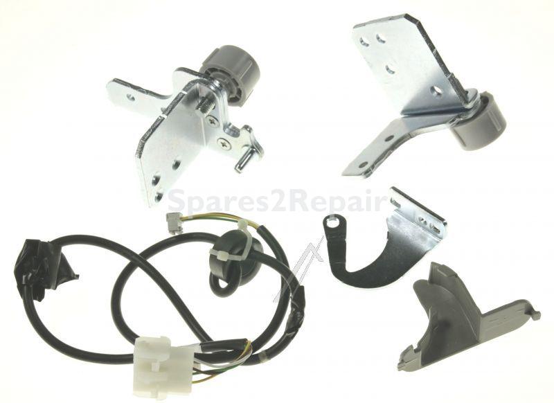 Door Hinges - C00636749 488000636749 Kit Reverse Door [Whirlpool Indesit]