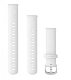 Garmin Wristbands For Smartwatch - 010-12932-0b Garmin Replacement Wristband 18mm White-silver Buckle