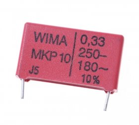 Wima Pulse Capacitors - 0 33uf-250v Mkp1f033305b00kssd Impulse Capacitor Rm=15 -au Norme Rohs-