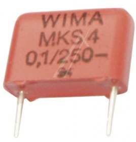 Wima Foil Capacitor - 0 1uf-250v Mks4f031003c00jssd Mks4-capacitor Rm=10mm -rohs-compliant-