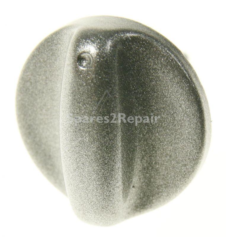 Button - C00078476 482000027434 Trimmer Knob Silver-647 (c238) [Whirlpool Indesit]