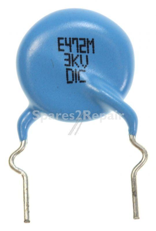 Samsung Ceramic Capacitor - 2201-002117 Ceramic Capacitor Disc 4 7nf 20% 3kv Y5u Tp 16x6