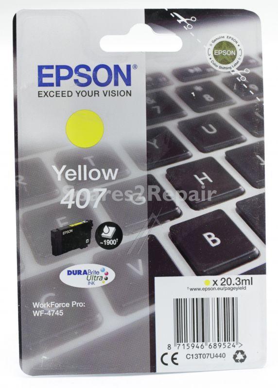 Epson Cartridge - 407 C13t07u440 Tintenpatrone Gelb 20 3ml