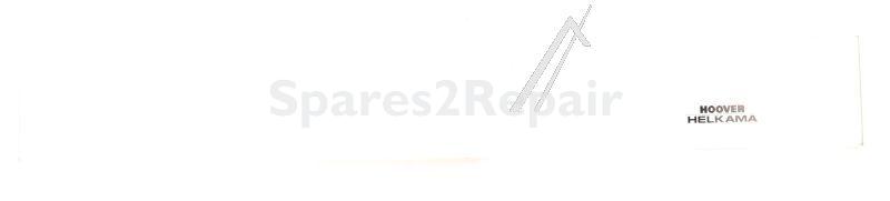 Extraction Hood Flap - 49015279 Glass Flap [Candy Hoover]