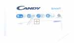 Candy Hoover Detergent Dispenser Cover - 43033500 Washing Machine Front Cs St 9+6 1400
