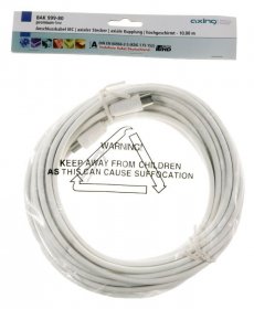 Axing Aerial Connecting Cable - Bak 999-80 Anschlusskabel Iec Axialer Stecker Axiale Kupplung