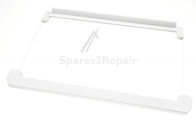 Whirlpool Glass Panel - C00517626 488000517626 Glass Shelf L=434x292x4
