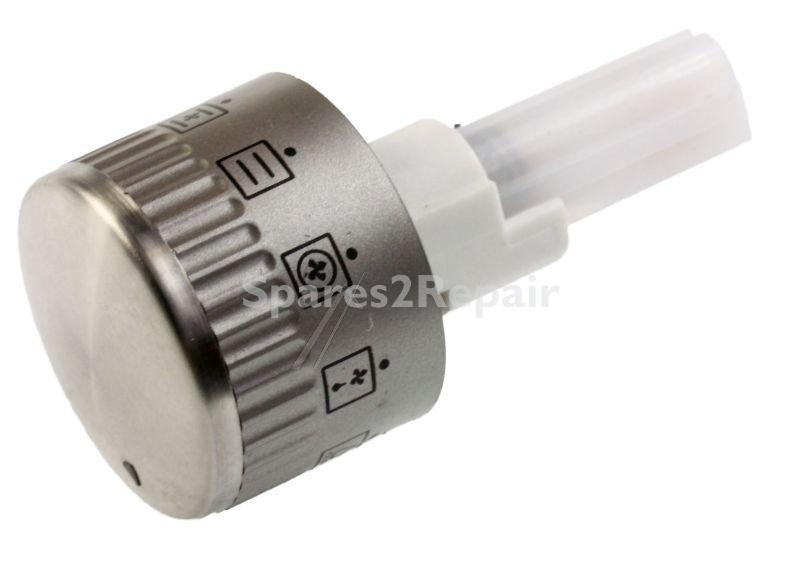 Button - 42136905 Push-pull Knob (inox Oven) [Vestel]