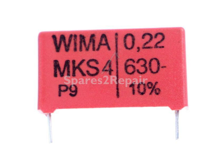 Wima Mks4 Pulse Capacitor - 0 22uf-630v Mks4j032205b00kssd Capacitor Rm: 5mm -rohs-