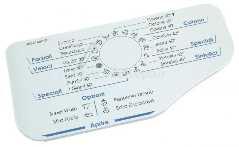 Detergent Dispenser Cover - C00272770 482000031124 Drawer Handle New Aq It 8kg [Whirlpool Indesit]