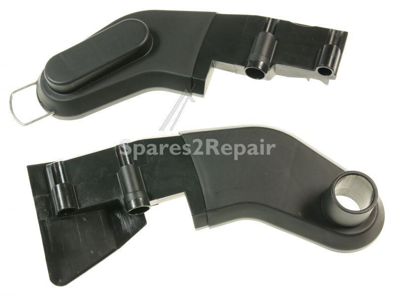Nilfisk Carrier Assembly - 127440092 Bracket Left Cover Black C120 3