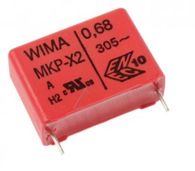 Wima X2 Emi Suppression Capacitor M - 0,68uf-305v Mkp-x2 Suppression Capacitor Rm=22,5mm -rohs-