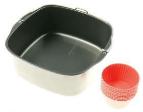 Philips Saeco Bread-cake Form - Back-kit: Backform + Muffin Cups FÜr Airfryer Xl