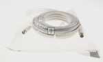 Fuba White 100hz Coaxial Cable - Fiw 999 Iec-anschlußkabel, 10m, Weiß