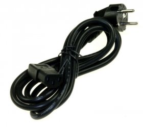 Compatible Cold Mains Plug And Lead - Power Cord Cold Angled 2 0m Black Compatible Cold Mains Plug And Lead - Power Cord Cold Angled 2 0m Black