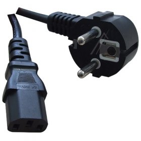 Compatible Cold Mains Plug And Lead - Power Cord Cold 2 5m Black Compatible Cold Mains Plug And Lead - Power Cord Cold 2 5m Black
