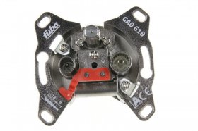 Fuba Aerial Outlet Sockets - Gad 618 Durchgangsdose,3-loch,18db,programmierbar