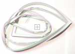 Liebherr Sealing Materials - 711114400 Magnetic Door Seal 4-sided Grey