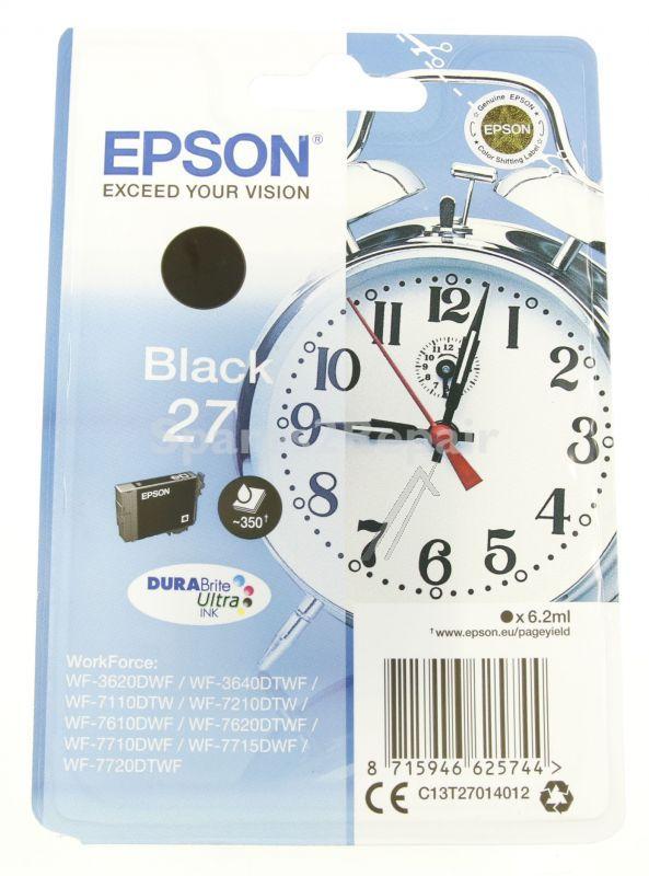 Epson Cartridge - 27 C13t27014012 Ink Cartridge Black 6 2ml