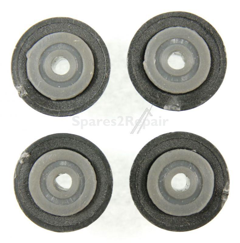 Fritel Rubber Foot - 2ft601 Non Skid Feet 4pcs Fr + Turbo Sf® 4 Series Rectangular