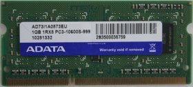 A-Data 1Gb PC3-10600S DDR3-1333 Laptop Memory