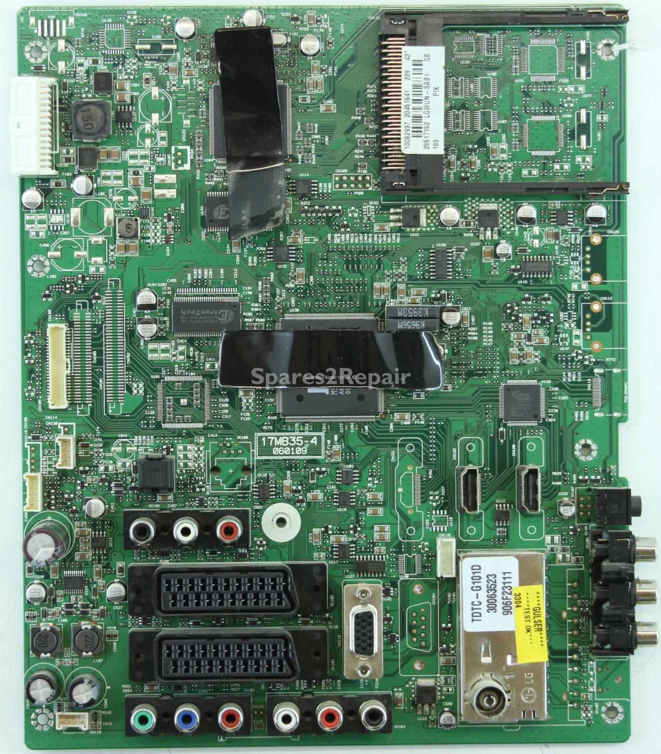 Alba LCD42880F1080P - Main AV - 20451541 - 17MB35-4 - 060109