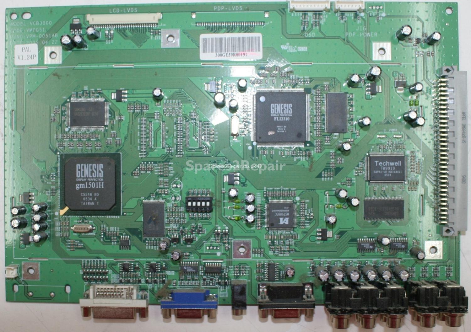 Atec AV420W - MAIN AV - VPM-0051AB - VM0051 - VCB3000 - 300GE59R00191