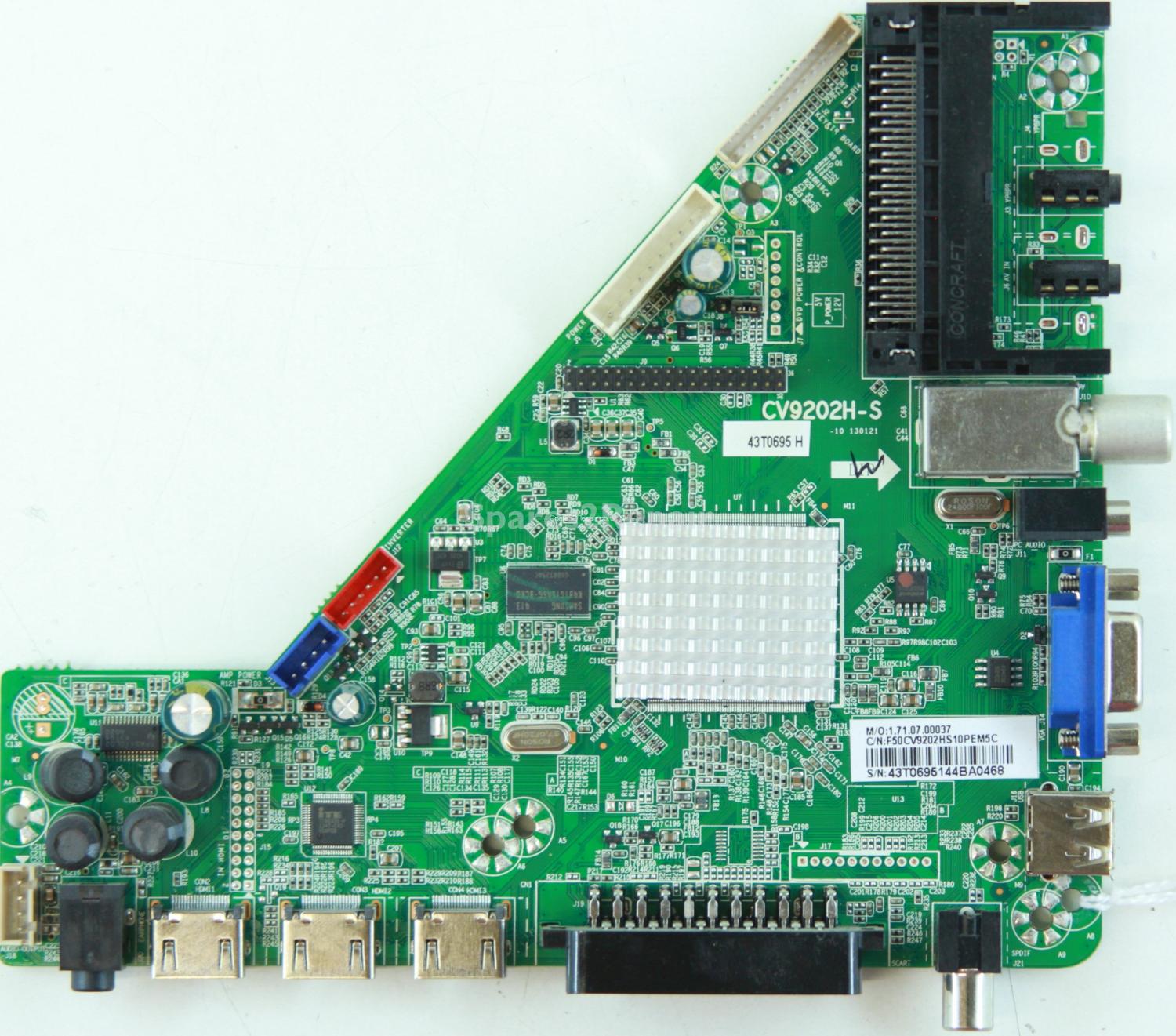 Blue Diamond BD46PDLF - Main AV - CV9202H-S -10 - 130121 - 1.71.07.00037 - 43T0695 H