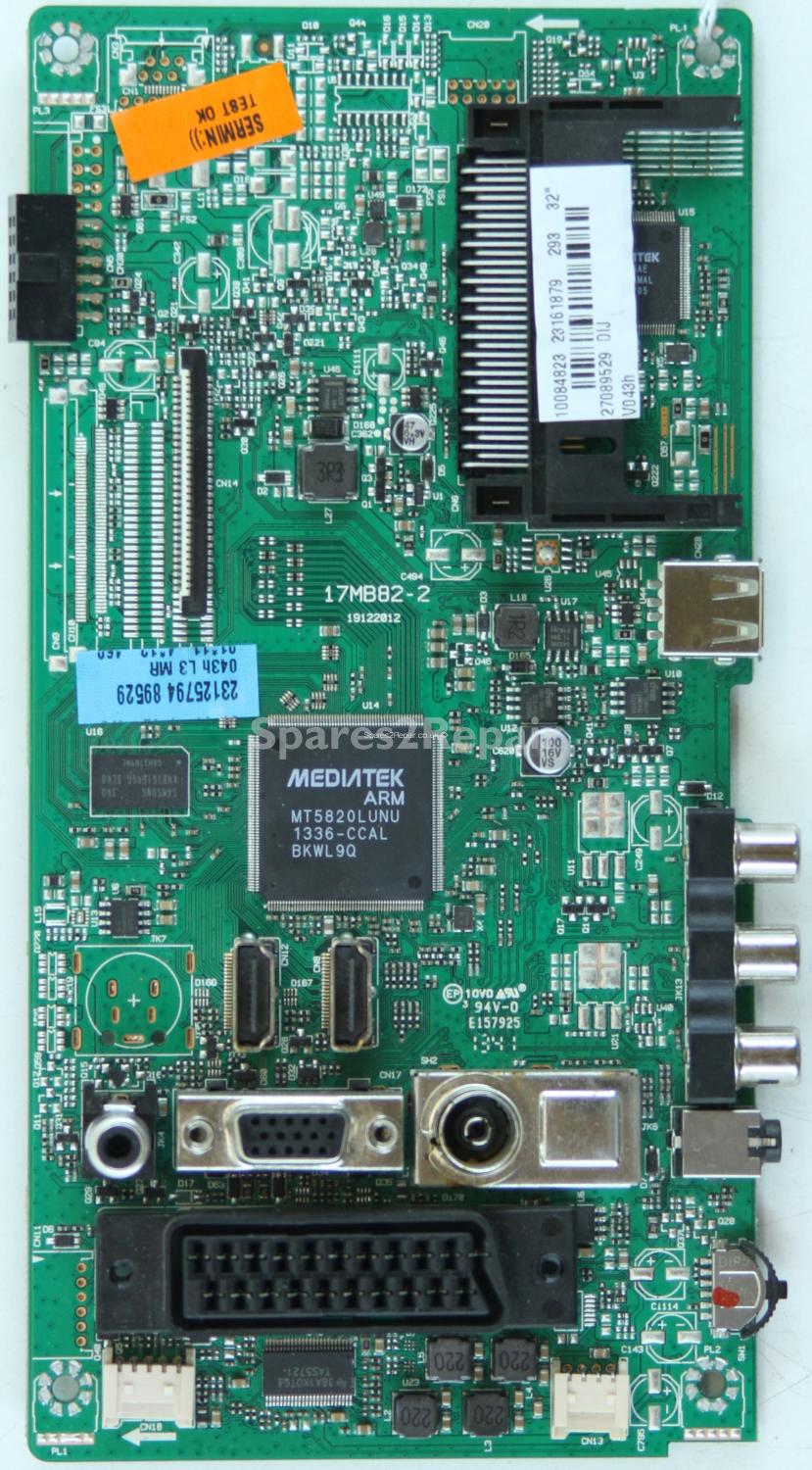 Bush DLED32165HD - Main AV - 23161879 - 17MB82-2 - 19122012