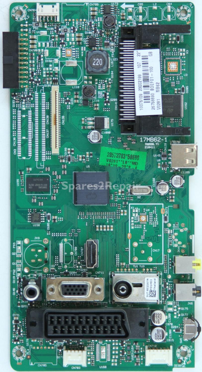 Bush LED22916DVDFHD - Main AV - 23002199 - 17MB62-1 V1 - 210411