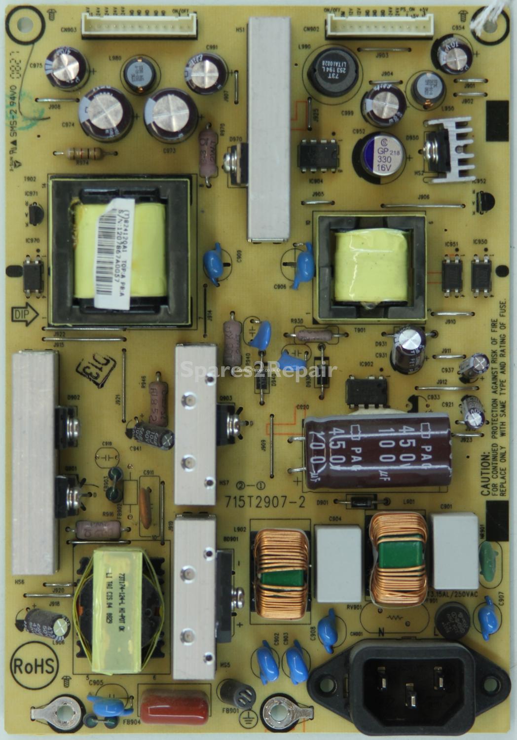 Bush LT26M1CA - PSU - 715T2907-2 - (T)82412QA1