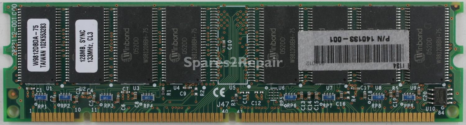 Compaq 140133-001 - 128Mb PC133 133MHz PC Memory - W9812DBDA-75