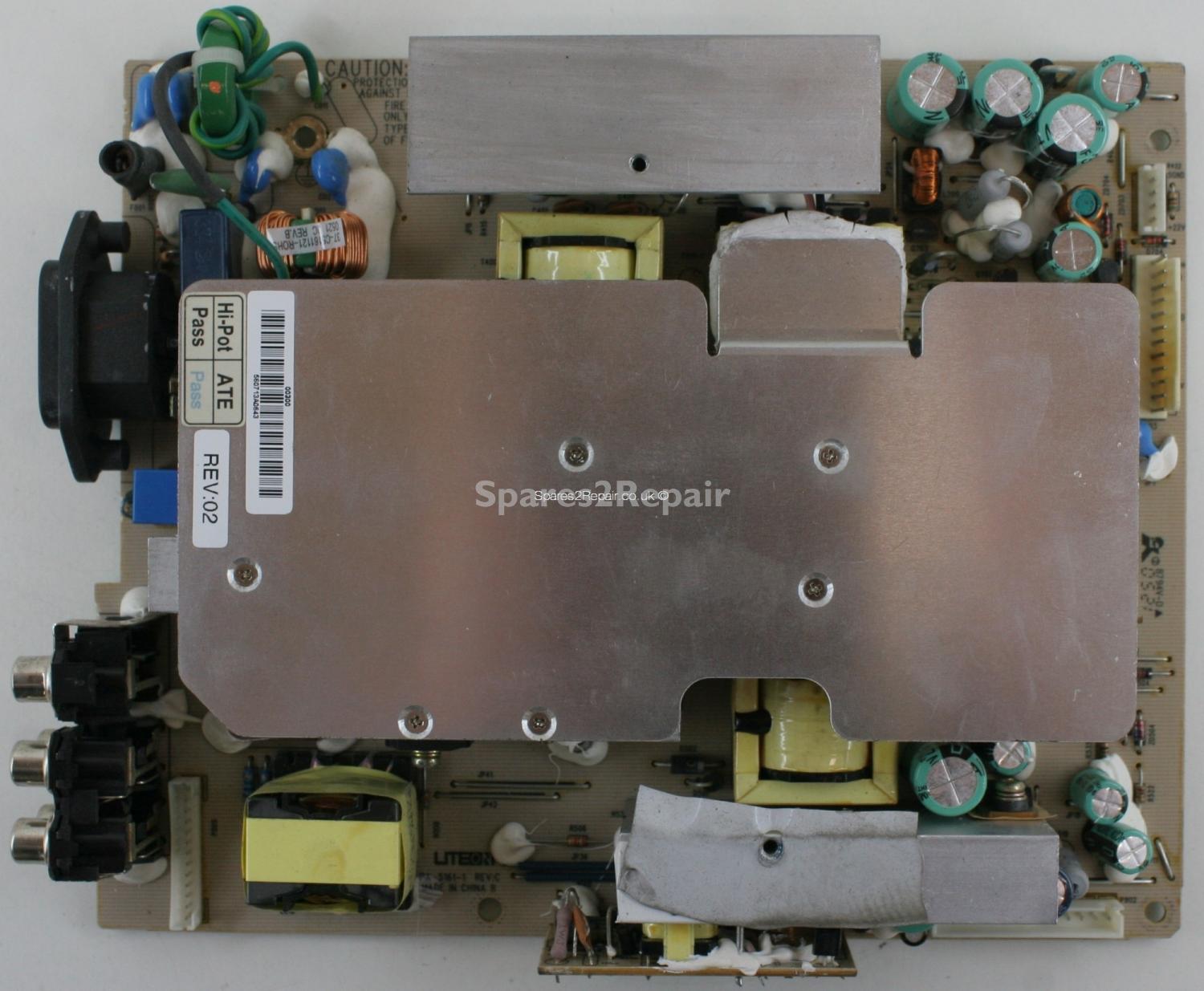 Dell W2600 - PSU - PA-5161-1 - Rev C - Rev 02