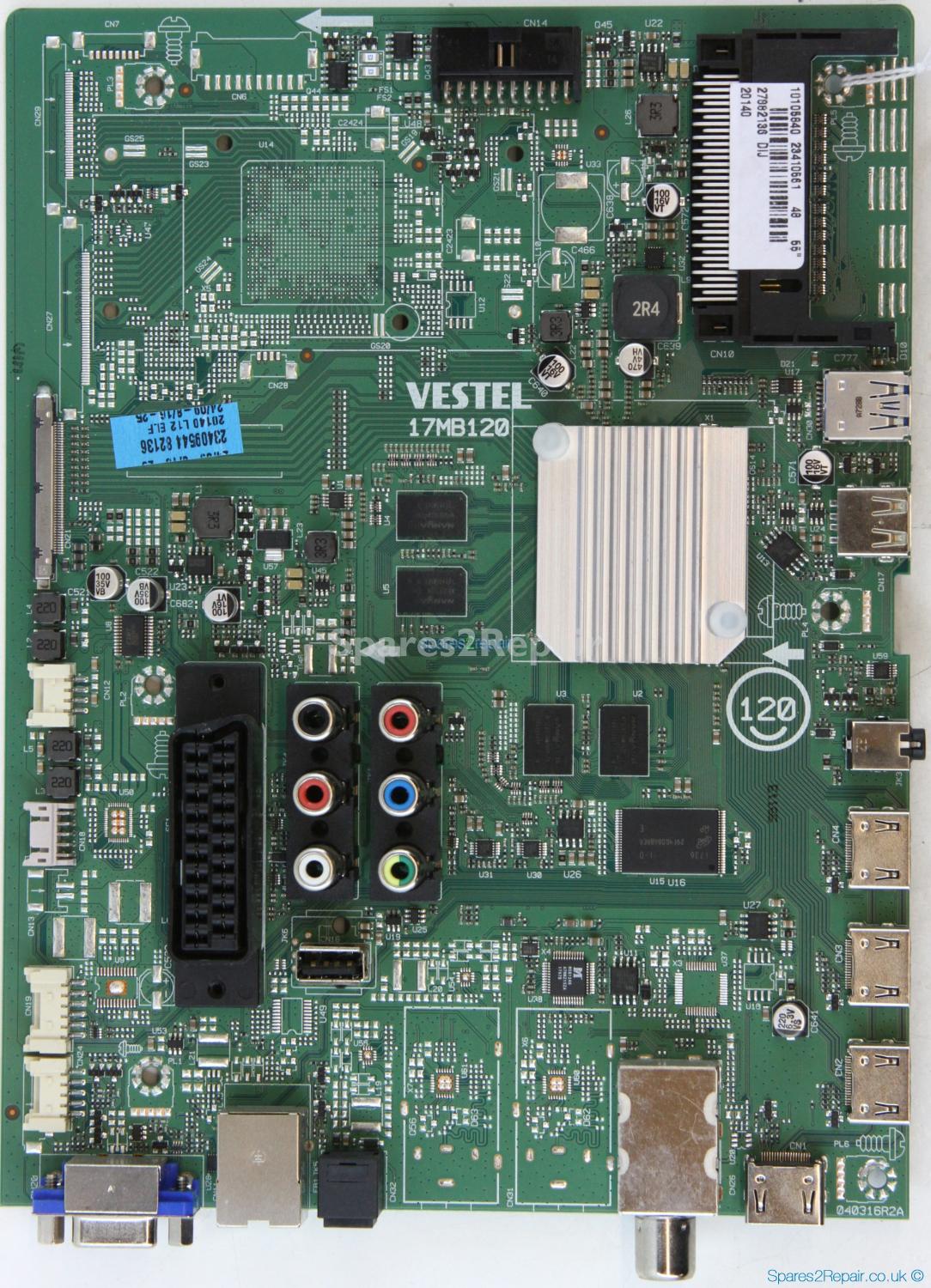 Hitachi 55HK6T74U - Main AV - 23410561 - 17MB120 - 040316R2A