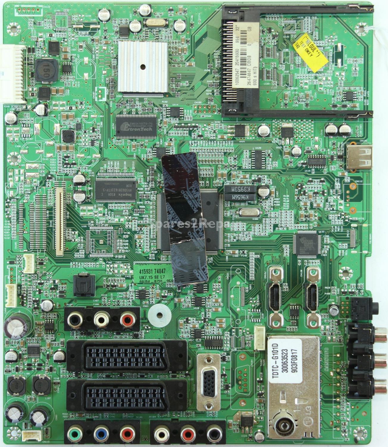 Hitachi L32HP03U - Main AV - 17MB35-1 - V2 020708 - 20415930