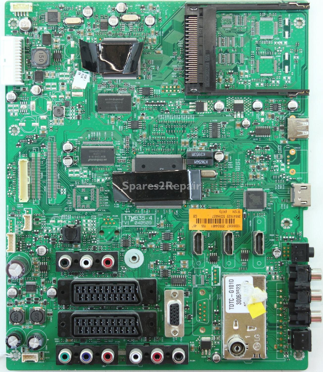 Hitachi L46VN05U - Main AV - 17MB35-4 V1 - 040509 - 20504461