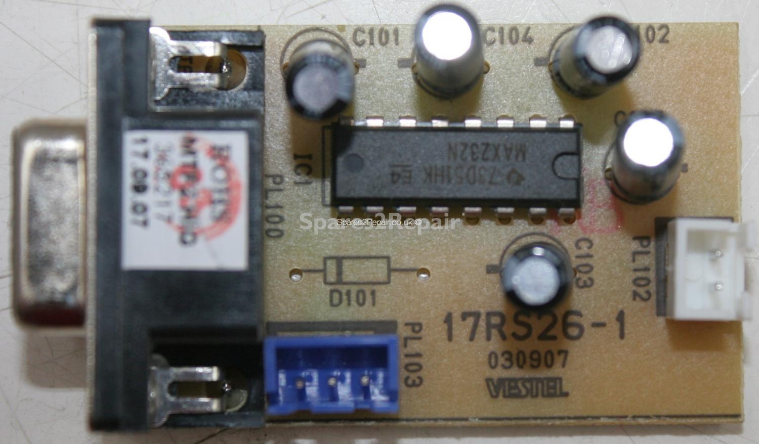 Hitachi L42VP01U - Serial Board - 17RS26-1 - 030907