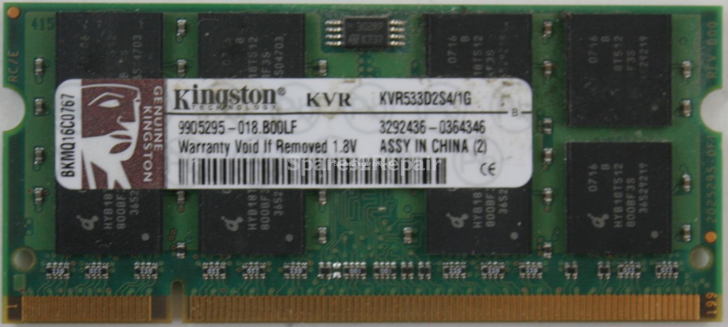 Kingston Technology 1Gb PC2-4200S DDR2-533 Laptop Memory