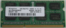 Kingston Technology 2Gb PC3-10600S DDR3-1333 Laptop Memory
