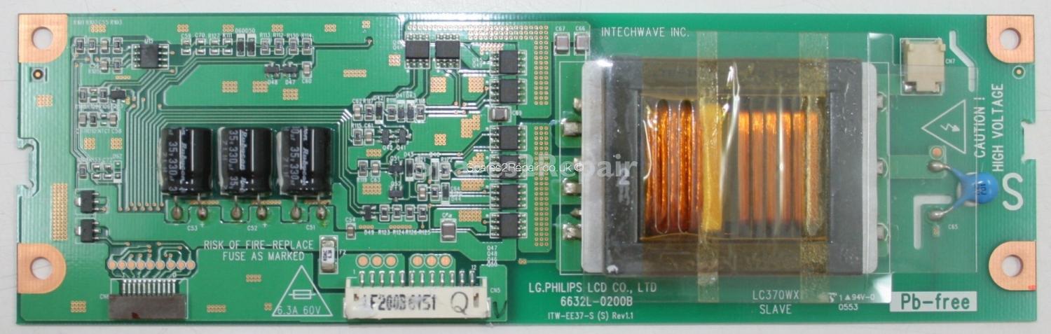Lexsor LC37W18S - Inverter - 6632L-0200B - ITW-EE37-S (S) Rev 1.1 - LC370WX1 SLAVE
